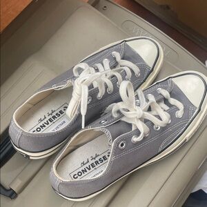 Converse Classic Gray Canvas Sneakers